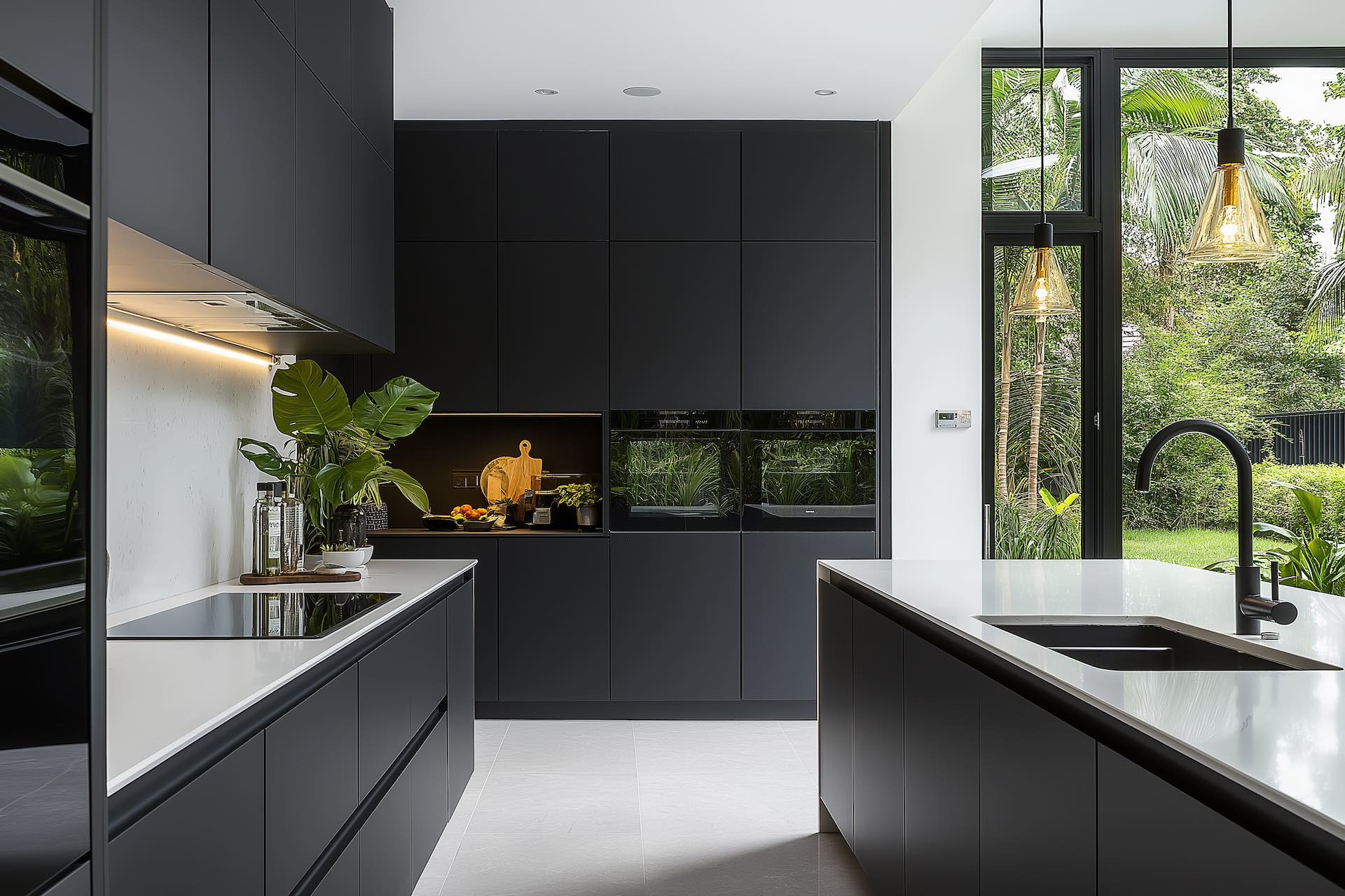 cocina-moderna-negro-mate-laminado